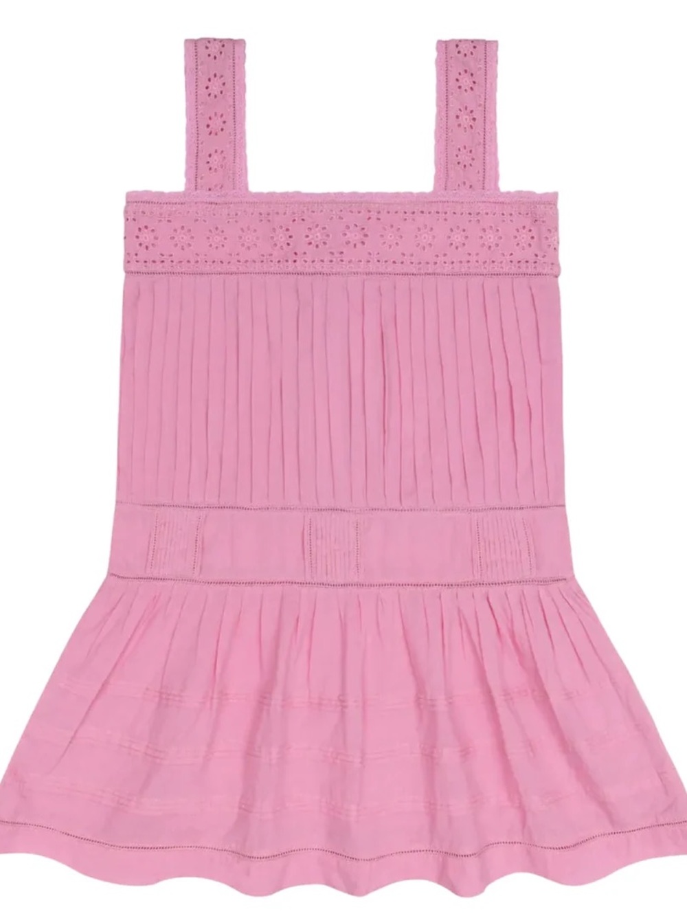 Minnow Girls' Pink Cotton Sundress - size 11/12